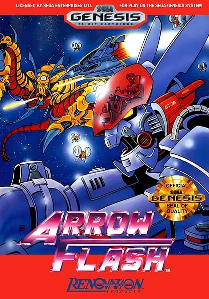 Arrow Flash Sega Genesis Box Art