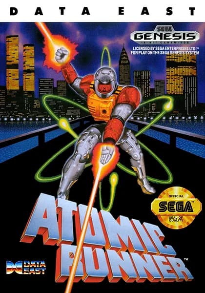 Atomic Runner Sega Genesis Box Art