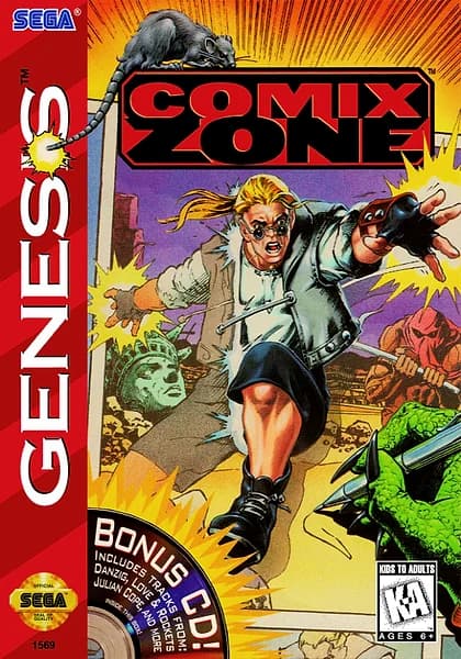 Comix Zone Box Art