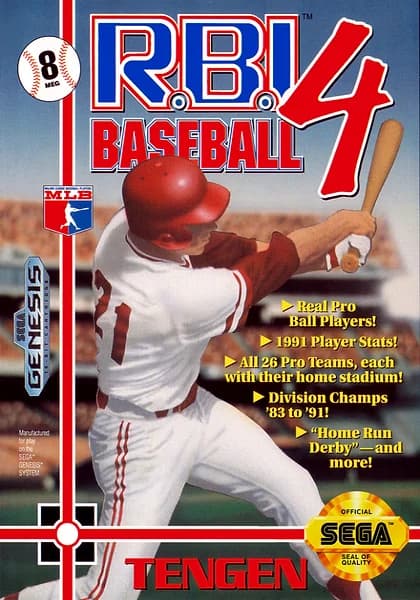 RBI Baseball 4 box art