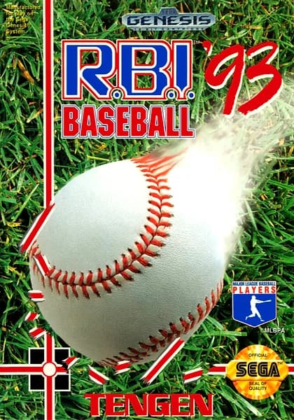 RBI Baseball 93 box art