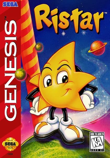 Ristar Box Art