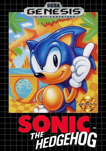 Sonic the Hedgehog box art