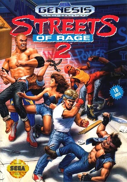 Streets of Rage 2 box art