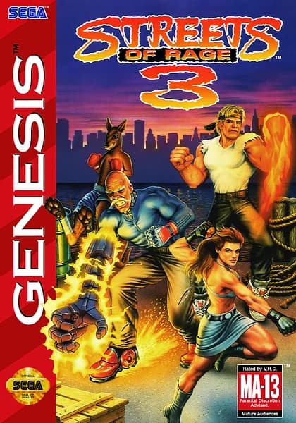 Streets of Rage 3 box art