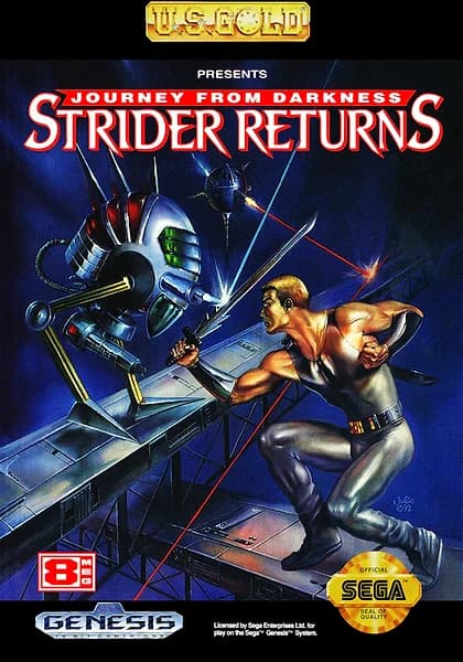 Strider Returns box art