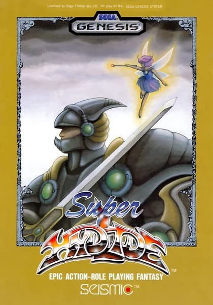 Super Hydlide box art