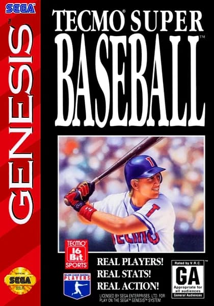 Tecmo Super Baseball box art