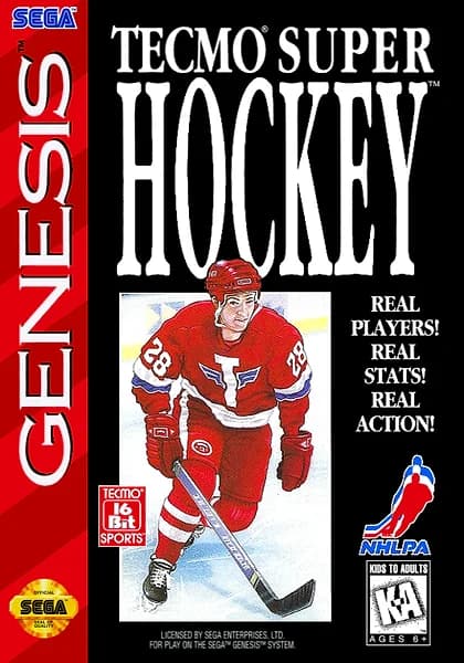 Tecmo Super Hockey box art