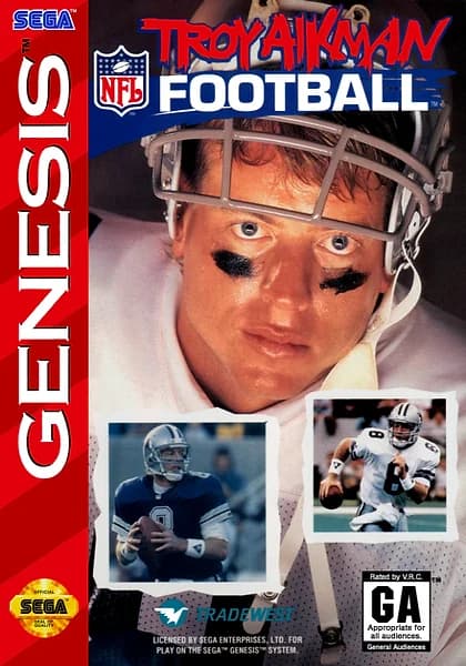 Troy Aikman NFL Football box art