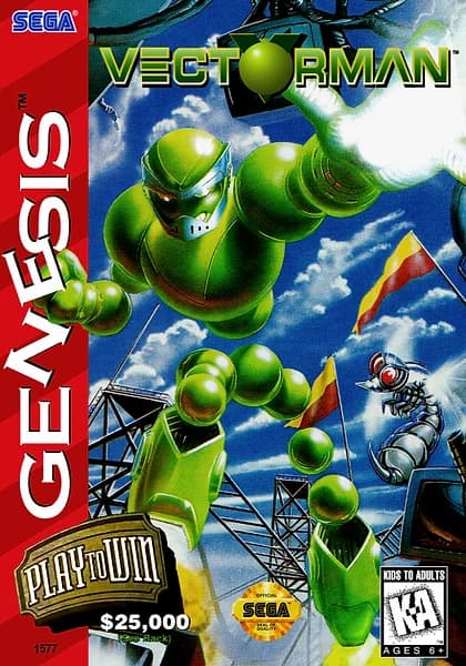 Vectorman Box Art