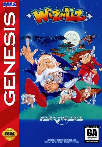 Wiz 'n' Liz box art