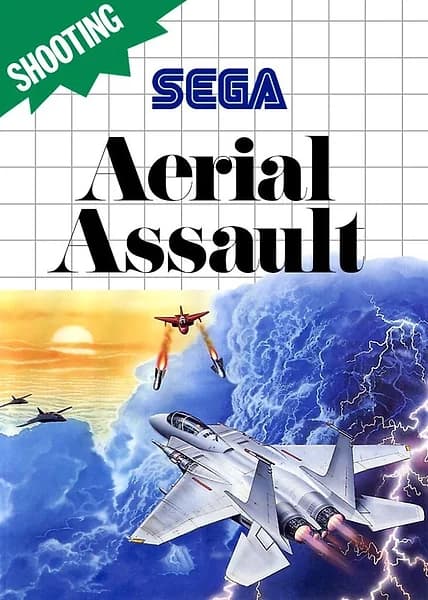 Aerial Assault Sega Master System Box Art