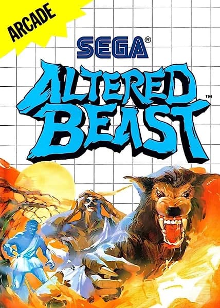 Altered Beast Sega Master System Box Art