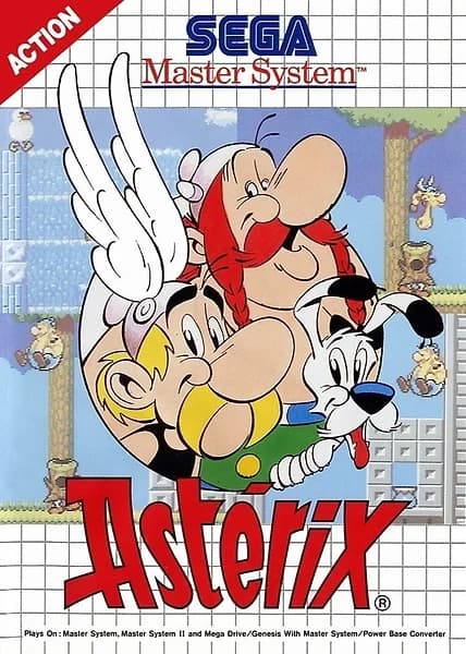 Asterix Sega Master System Box Art