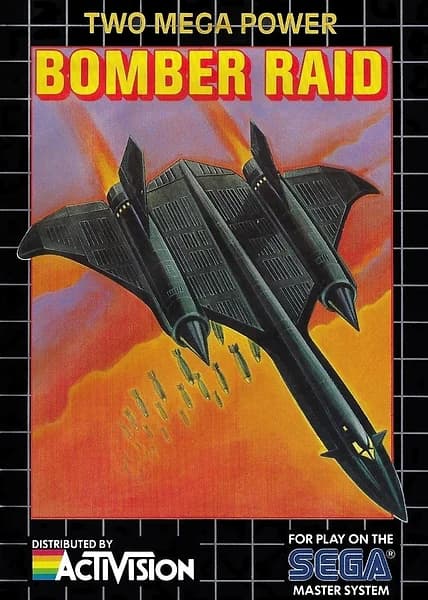 Bomber Raid Sega Master System Box Art