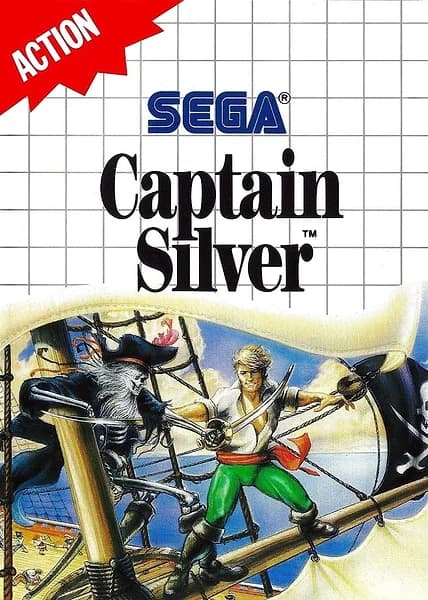 Captain Silver Sega Master System Box Art