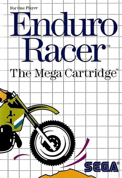 Enduro Racer Sega Master System Box Art