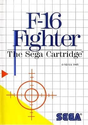F-16 Fighter Sega Master System Box Art