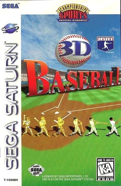 3D Baseball Sega Saturn Box Art