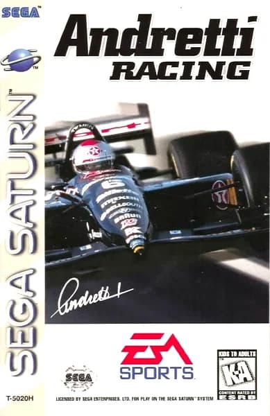 Andretti Racing Sega Saturn Box Art