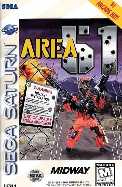 Area 51 Sega Saturn Box Art