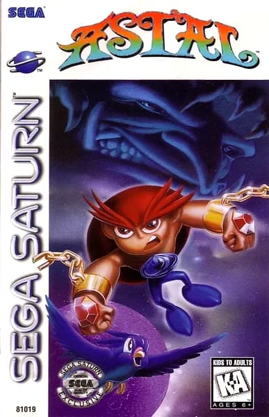 Astal Sega Saturn Box Art