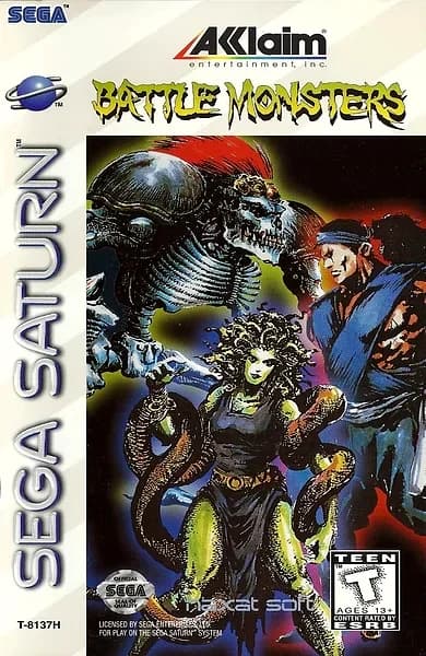 Battle Monsters Sega Saturn Box Art