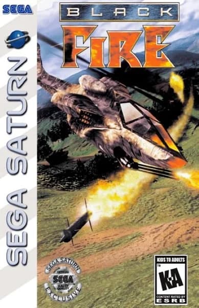 Black Fire Sega Saturn Box Art