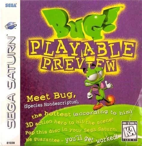 Bug! Sega Saturn Box Art