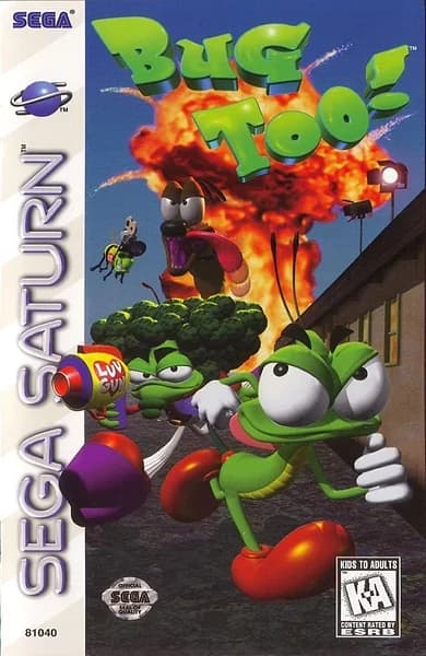Bug Too! Sega Saturn Box Art