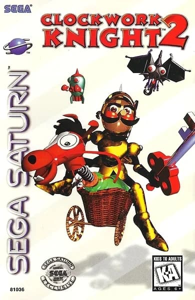 Clockwork Knight 2 Sega Saturn Box Art