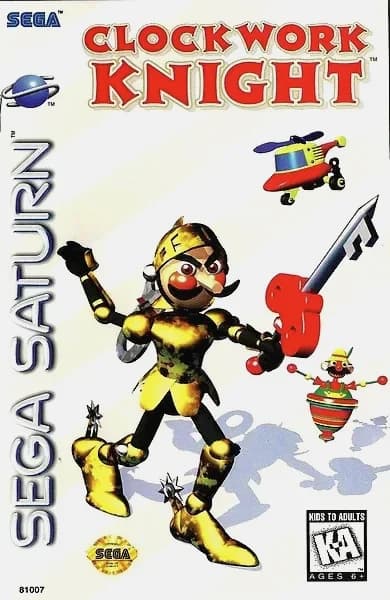 Clockwork Knight Sega Saturn Box Art