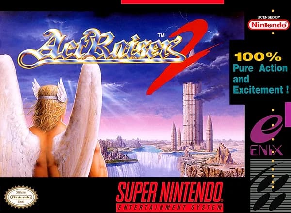 ActRaiser 2 Super Nintendo Box Art