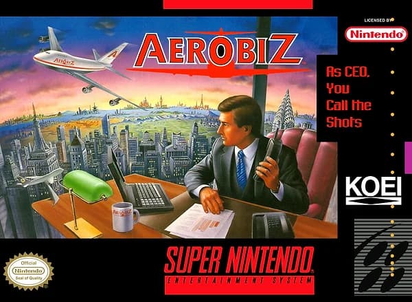 Aerobiz Super Nintendo Box Art