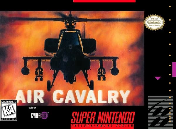 Air Cavalry Super Nintendo Box Art