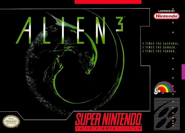 Alien 3 Super Nintendo Box Art