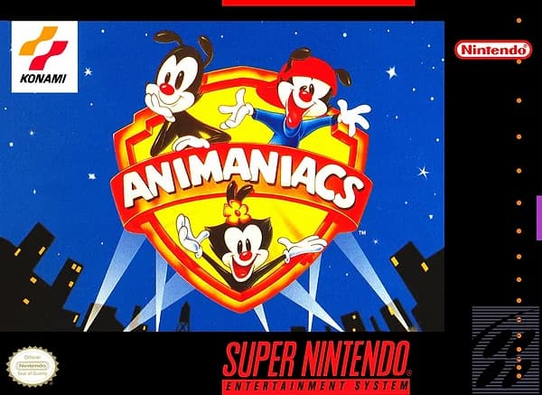Animaniacs Super Nintendo Box Art