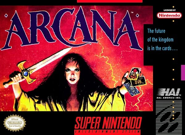 Arcana Super Nintendo Box Art