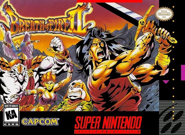 Breath of Fire II box art