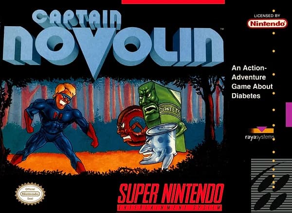 Captain Novolin box art