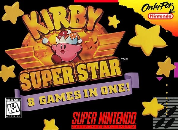 Kirby Super Star box art