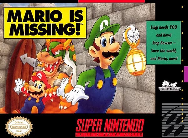 Mario is Missing! box art