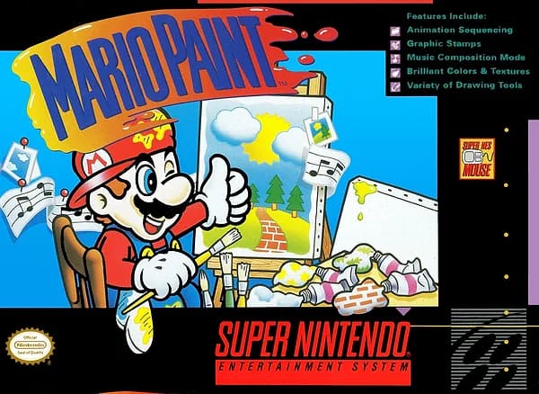 Mario Paint box art