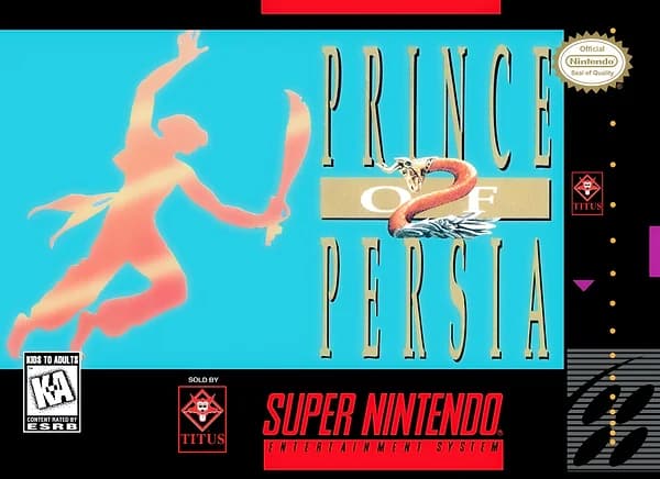Prince of Persia 2: The Shadow and the Flame Box Art