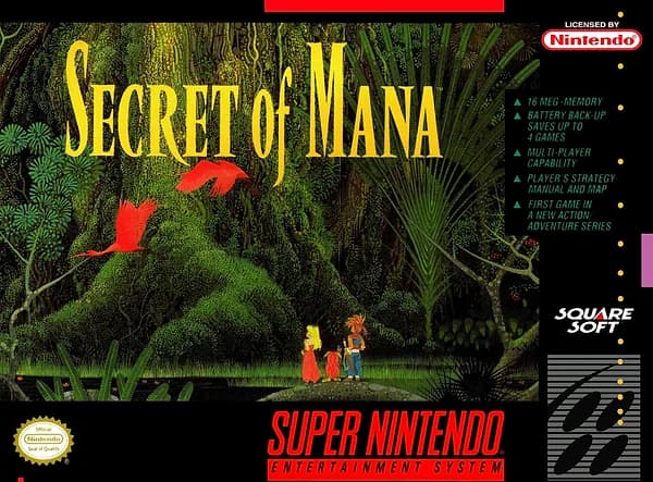 Secret of Mana Box Art