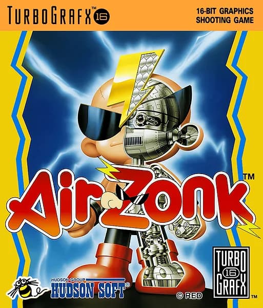 Air Zonk TurboGrafx-16 Box Art