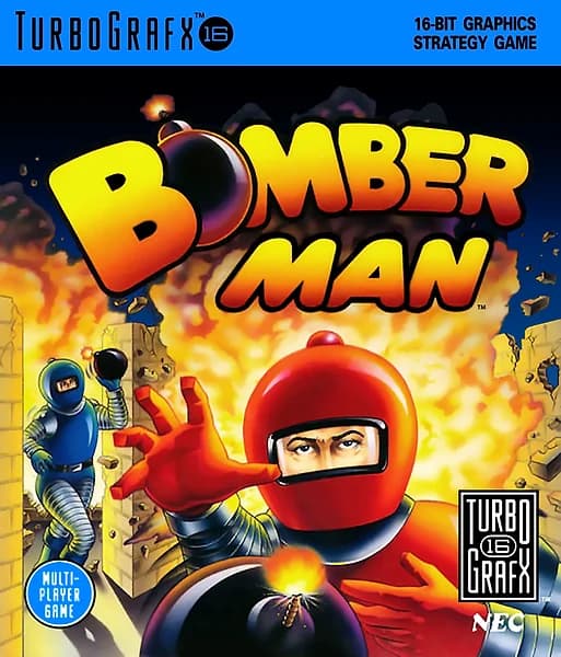 Bomberman TurboGrafx-16 Box Art