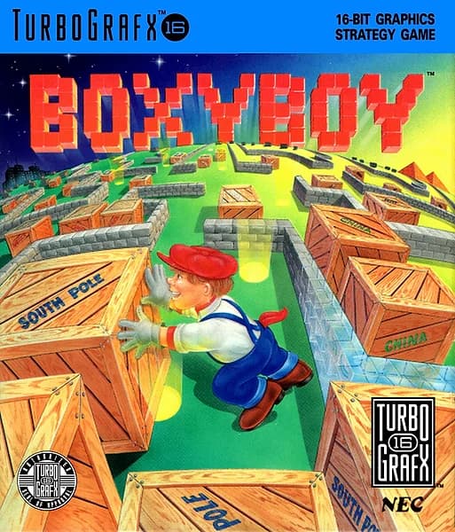 BoxyBoy TurboGrafx-16 Box Art