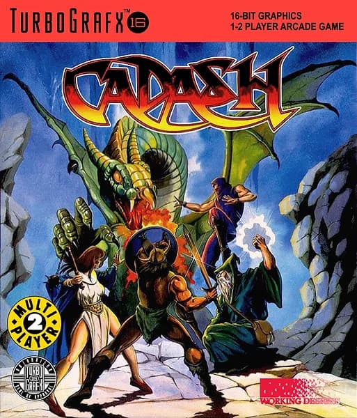 Cadash TurboGrafx-16 Box Art